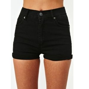 High rise shorts